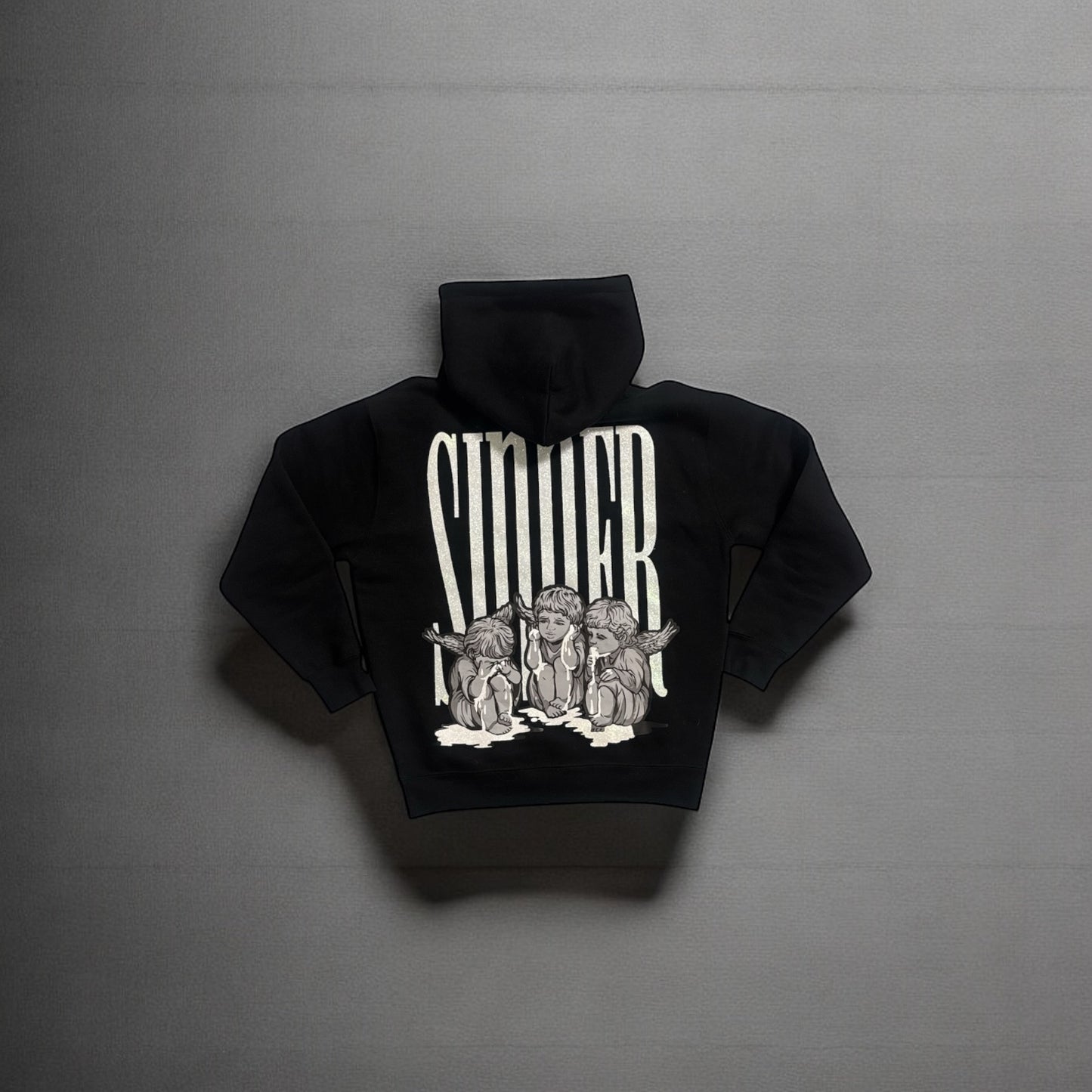 Black & White Sinner Hoodie